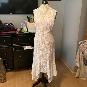 White lace dress
